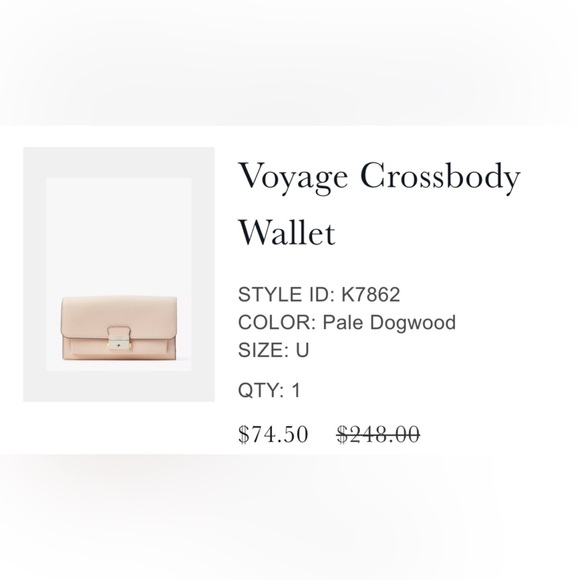 Kate Spade Voyager Crossbody Wallet - Picture 2 of 5